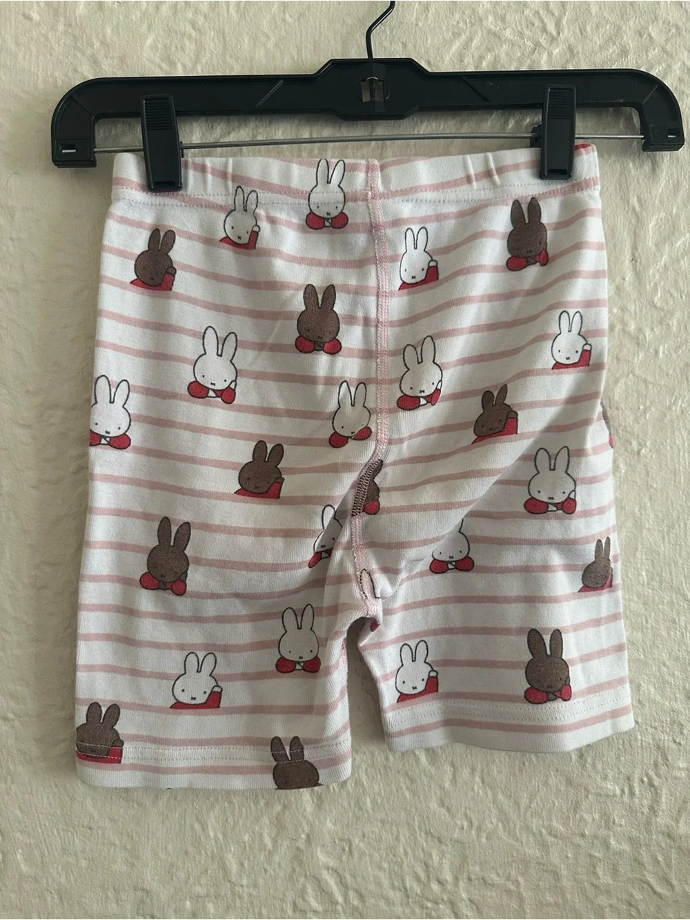 Hanna Andersson Girls Miffy Bunny Pajama Shorts 10